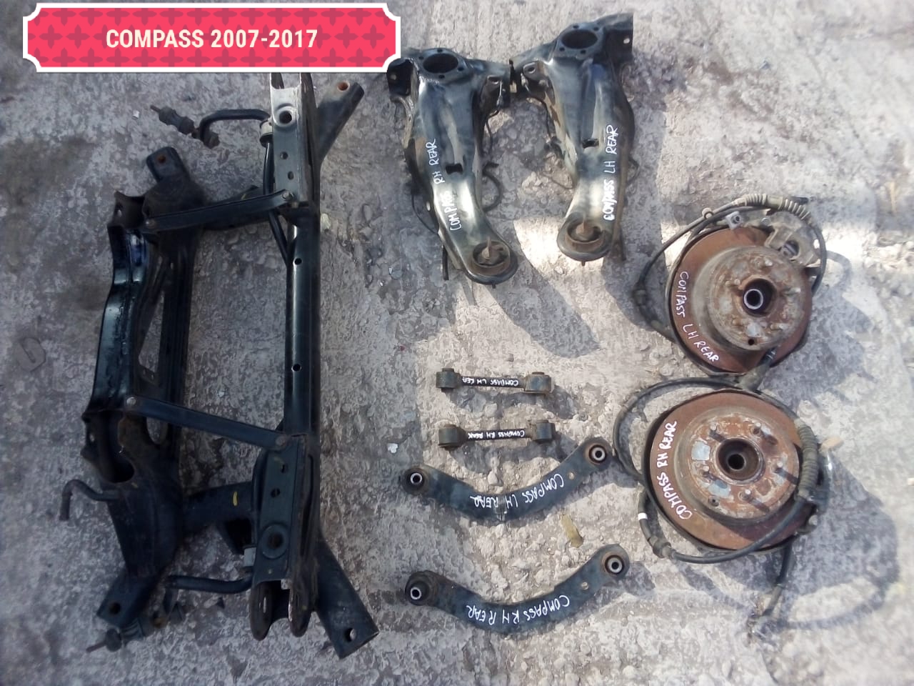 TREN POSTERIOR  JEEP COMPASS 2007 AL 2017